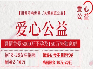 和田地捐卵助孕生子 爱心志愿者招募